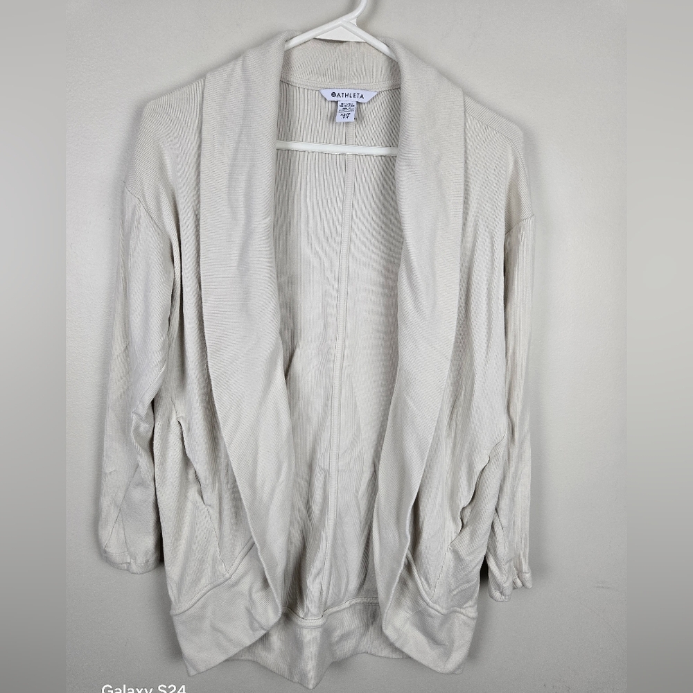 Athleta Women's‎ Cream Sweater Cardigan Size XS
